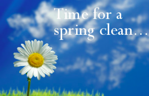 spring clean your mind.